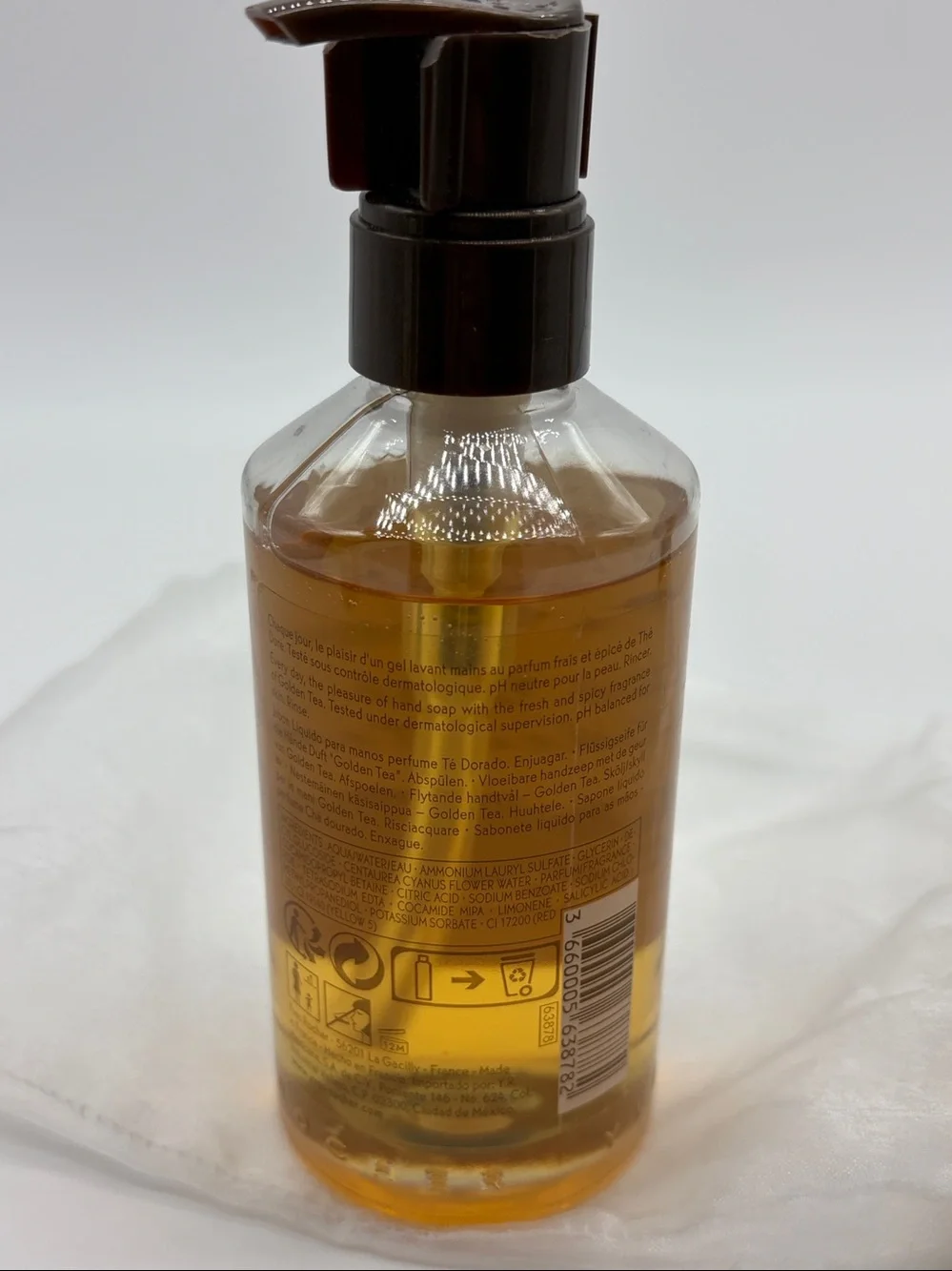 New Yves Rocher Thé Doré Golden Tea Hand Soap, Hand Cream, & Bath/Shower Gel Set